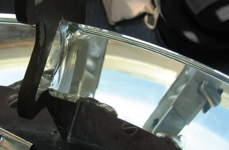 Damaged original prism, Diamond Head light