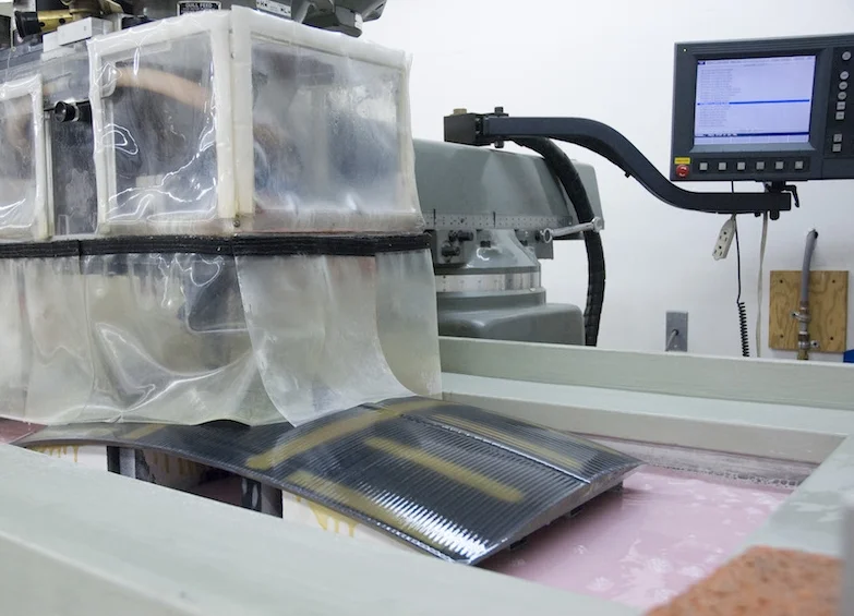 Rough machining the blank