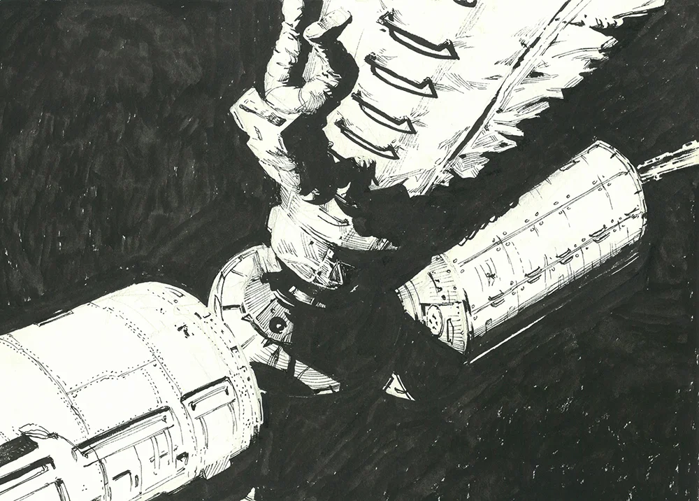 Climb Ink on Paper - Original Available