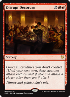 Disrupt Decorum (Non-Foil Only)