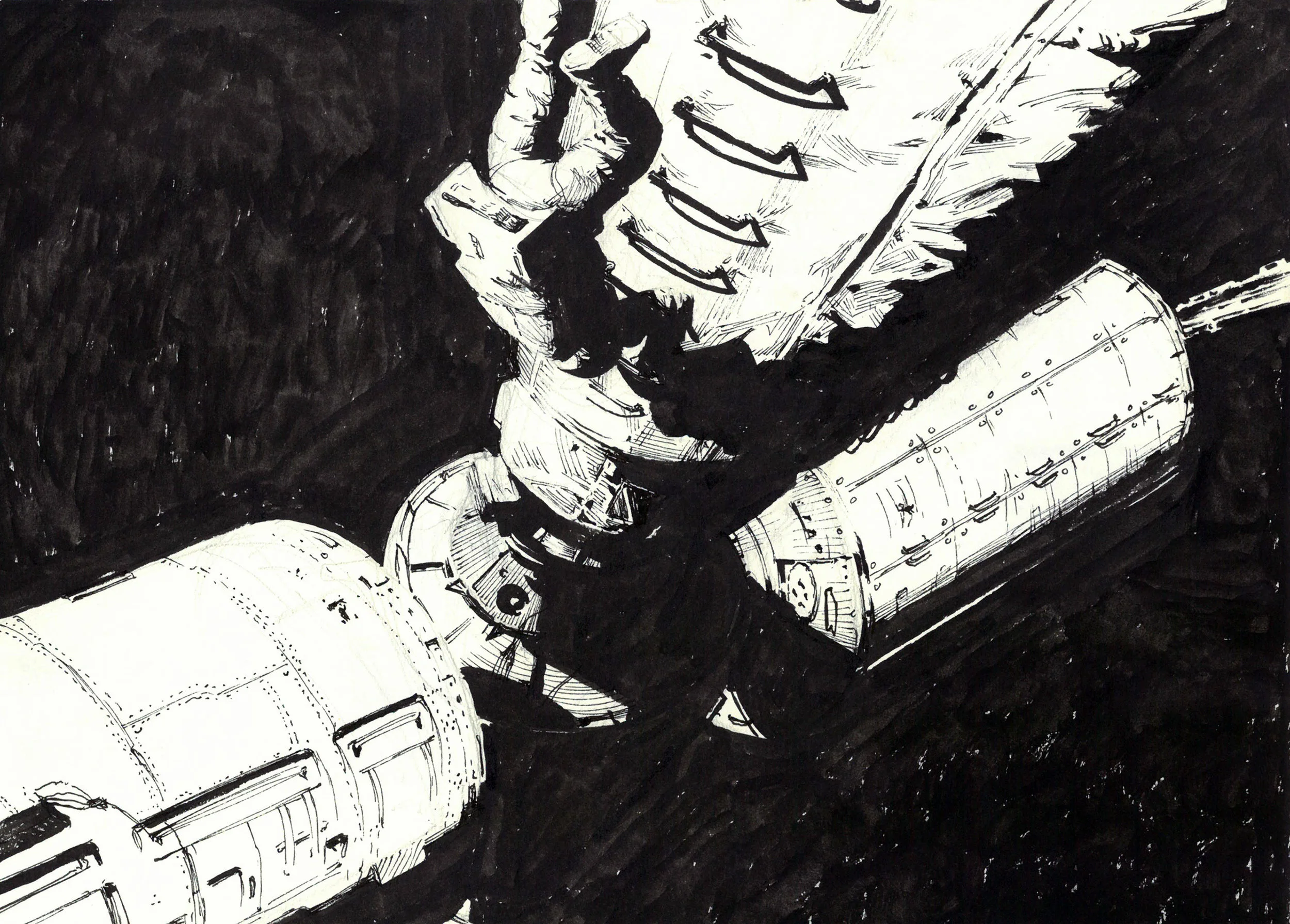 Climb $400 8.27 x 11.69 inches, ink on paper