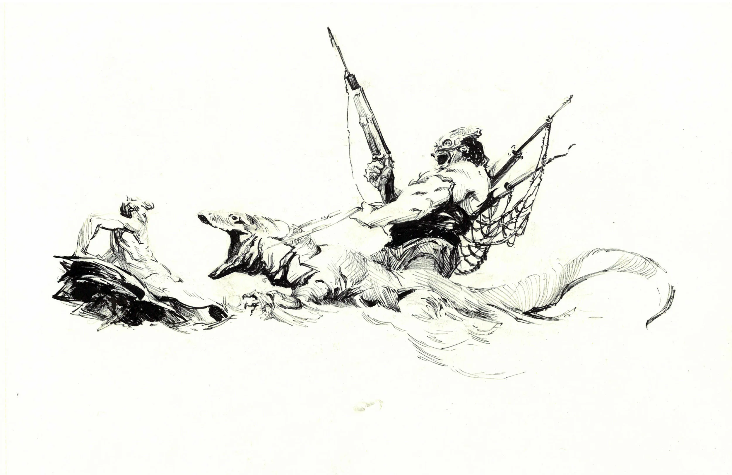 Fresh Meat $400 8.27 x 11.69 inches, ink on paper