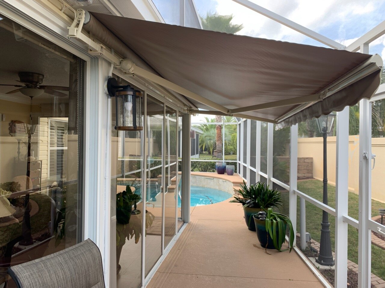 Retractable Awning Inside Screen Lanai — Awnings Retractable The