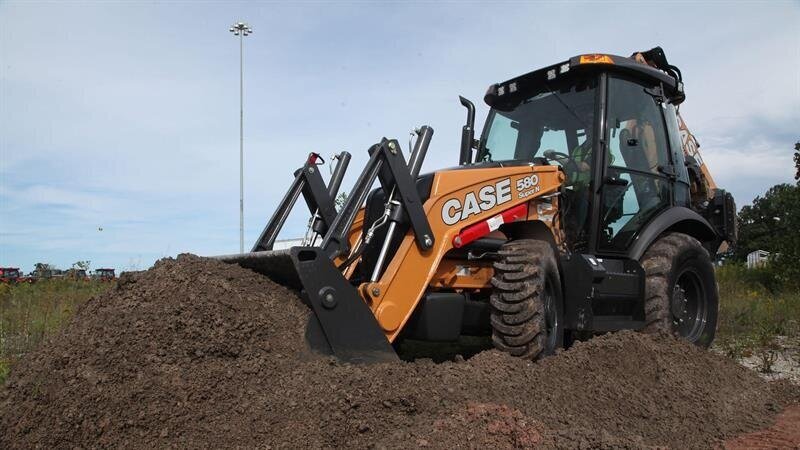 Case 580 super N 4x4 Backhoe With AC