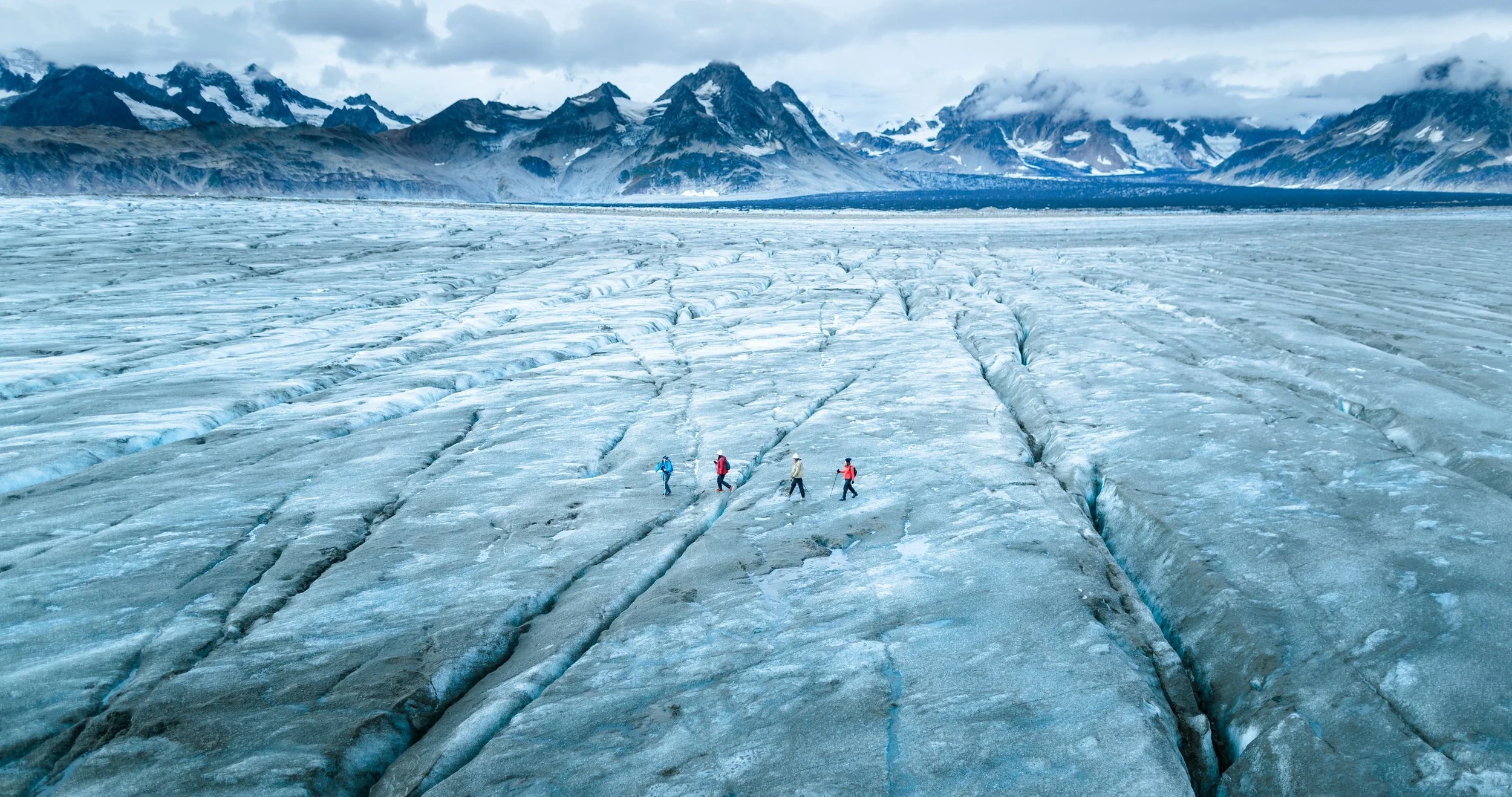  glacier trekking in alaska with eddie bauer