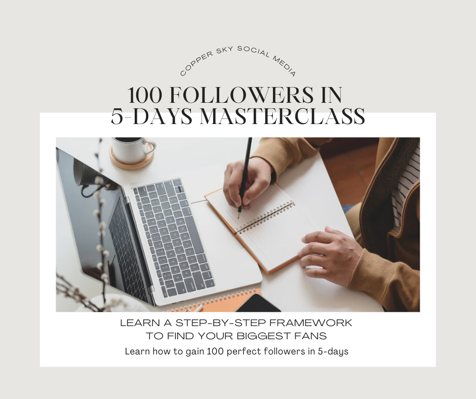 100 Followers in 5-Days Masterclass