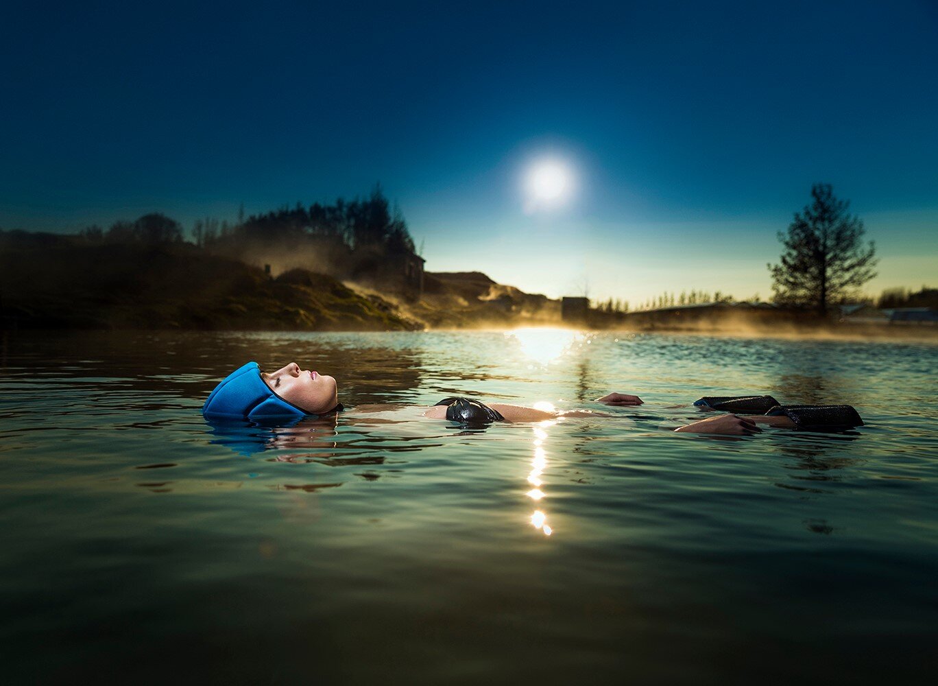 Floating in Water Therapy and Meditation