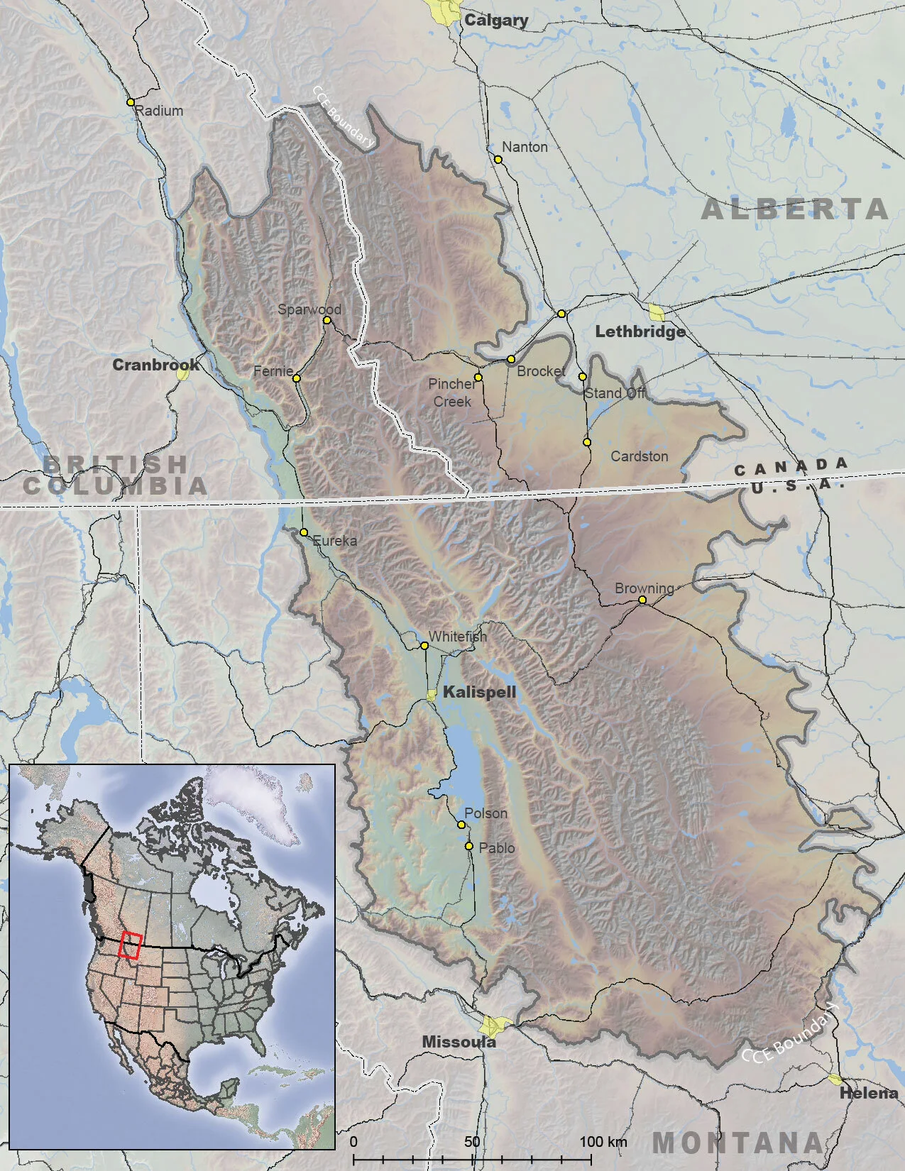 Crown Ridge Geography Where We Work — Crown Managers Partnership