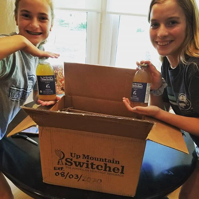 Just got our case of #switchel!