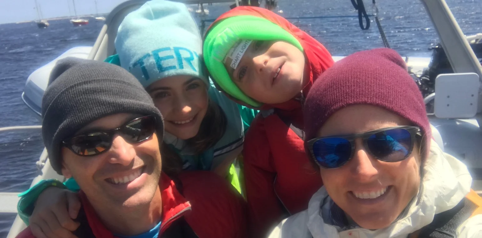 Sargo Crew’s first photo taken immediately before delivering her from Newburyport, MA to Rockport, ME!