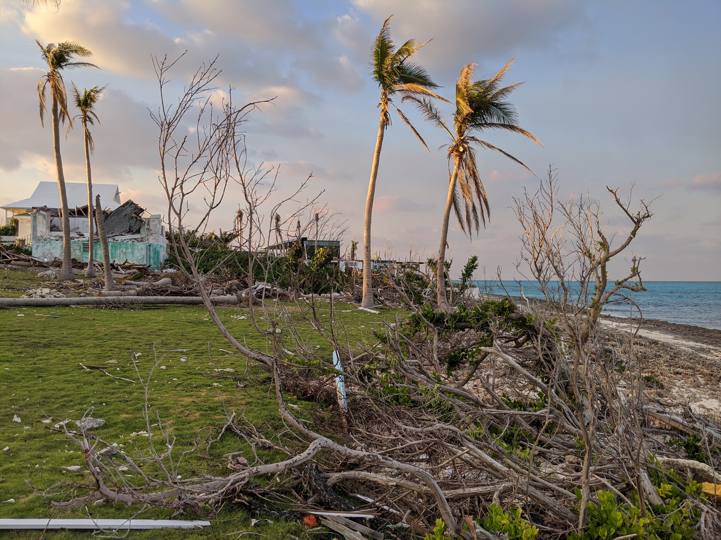 Hurricane damage