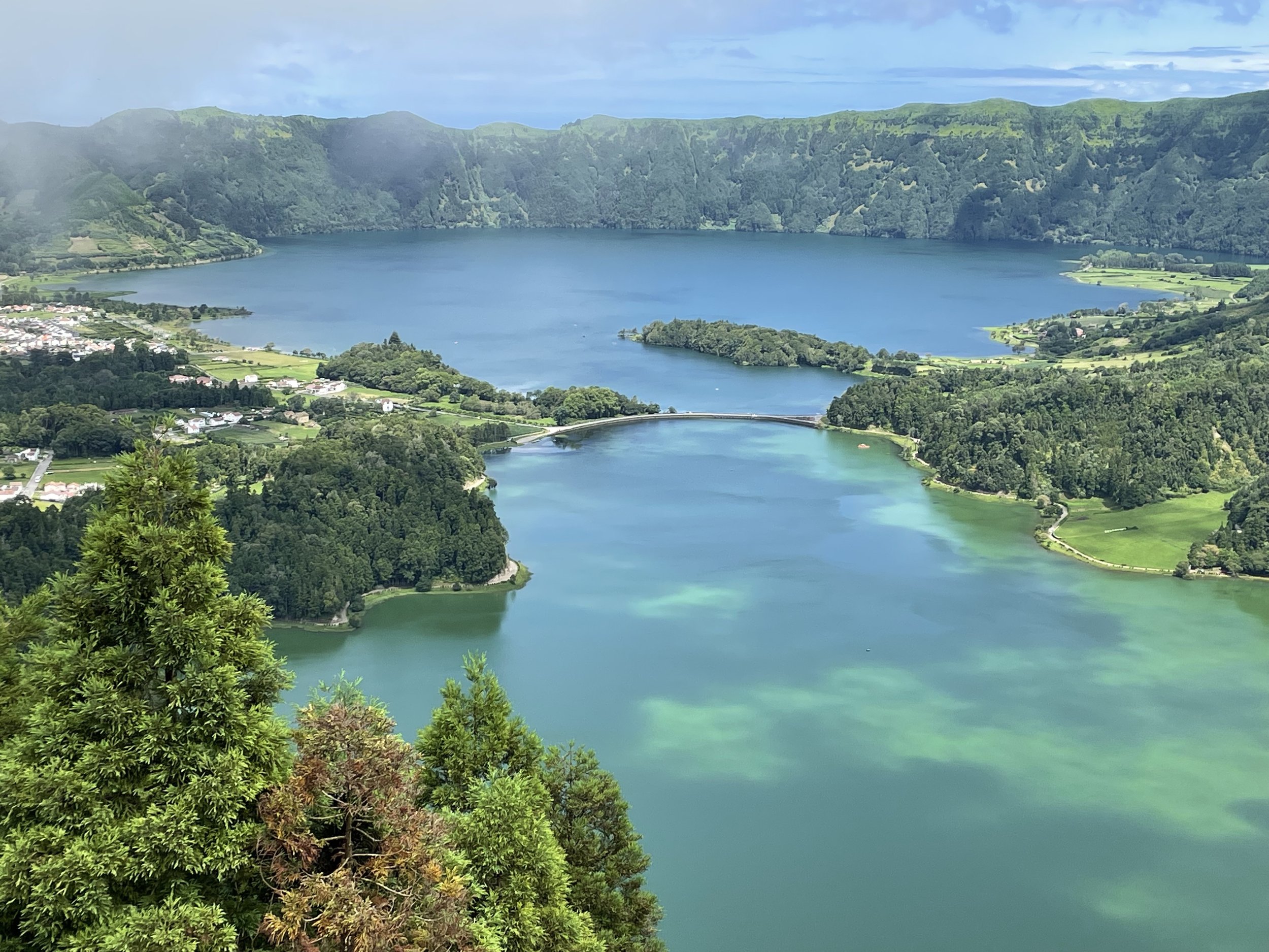 The Twin lakes of Sete Cidades