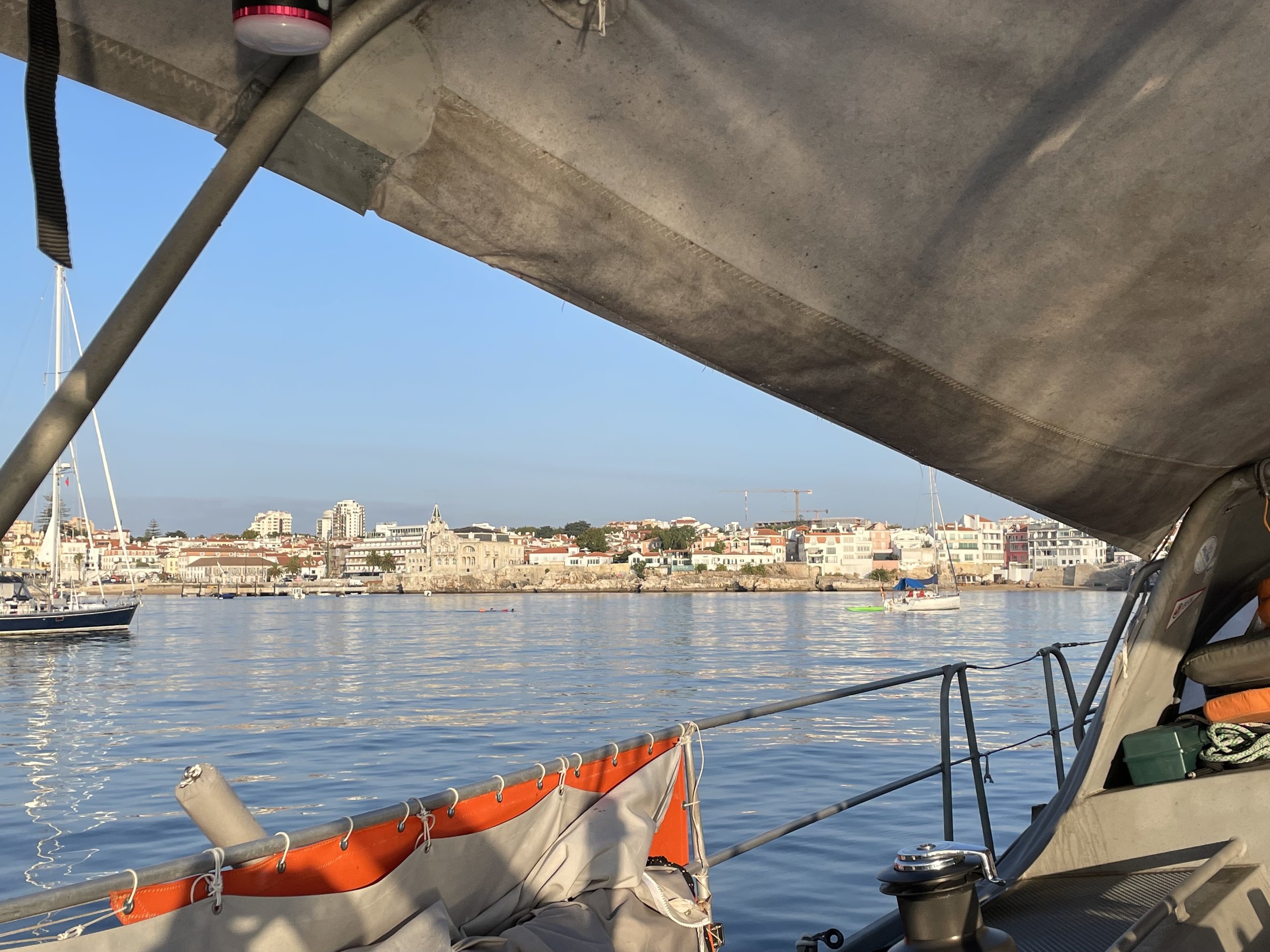 Anchor down in Cascais