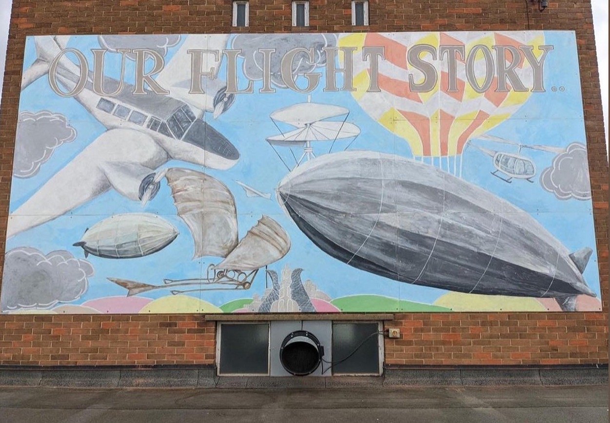 HUGE exterior artwork commissioned by Bedford Creatives.
