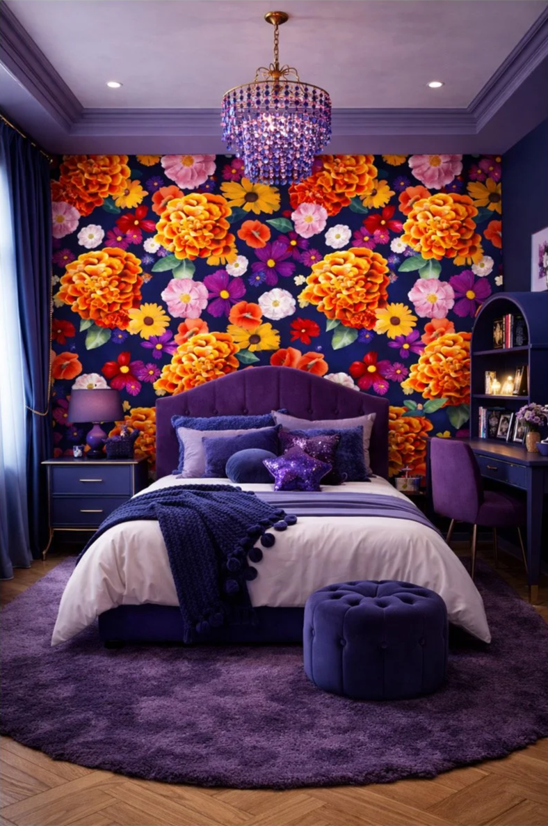 Floral Bedroom — Boutique Residential Concept
