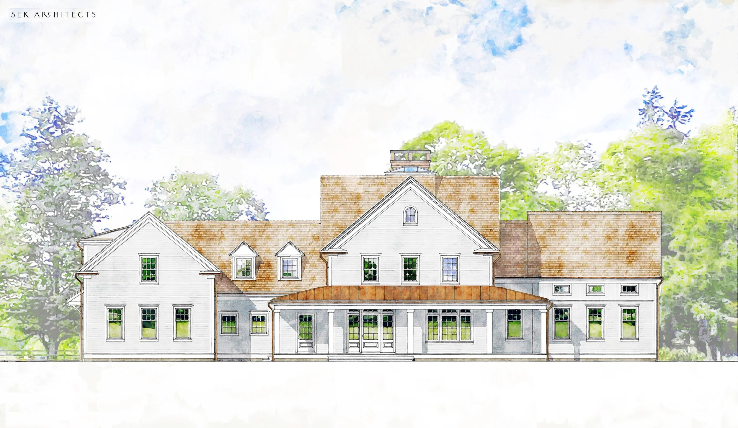  SEK Architects designed new home in Harding NJ 