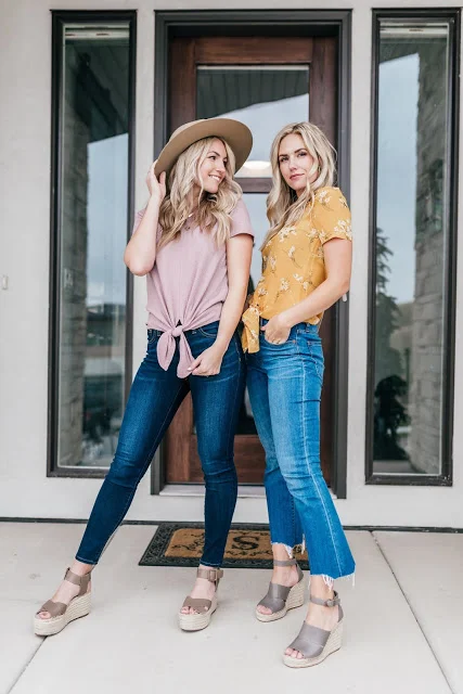 Tie Front Summer Tops