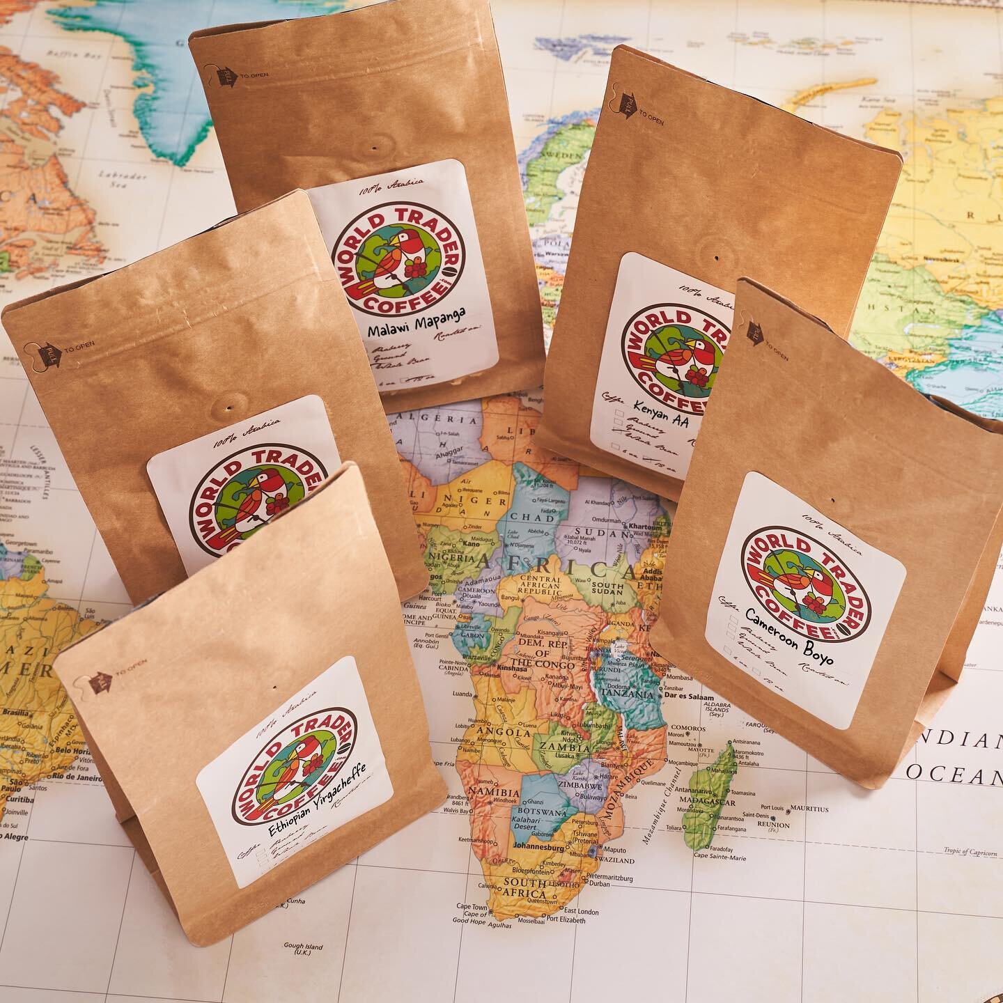 Our African Collection is a great way to sample the best flavors of African #coffee ! It also makes a great #gift 😏