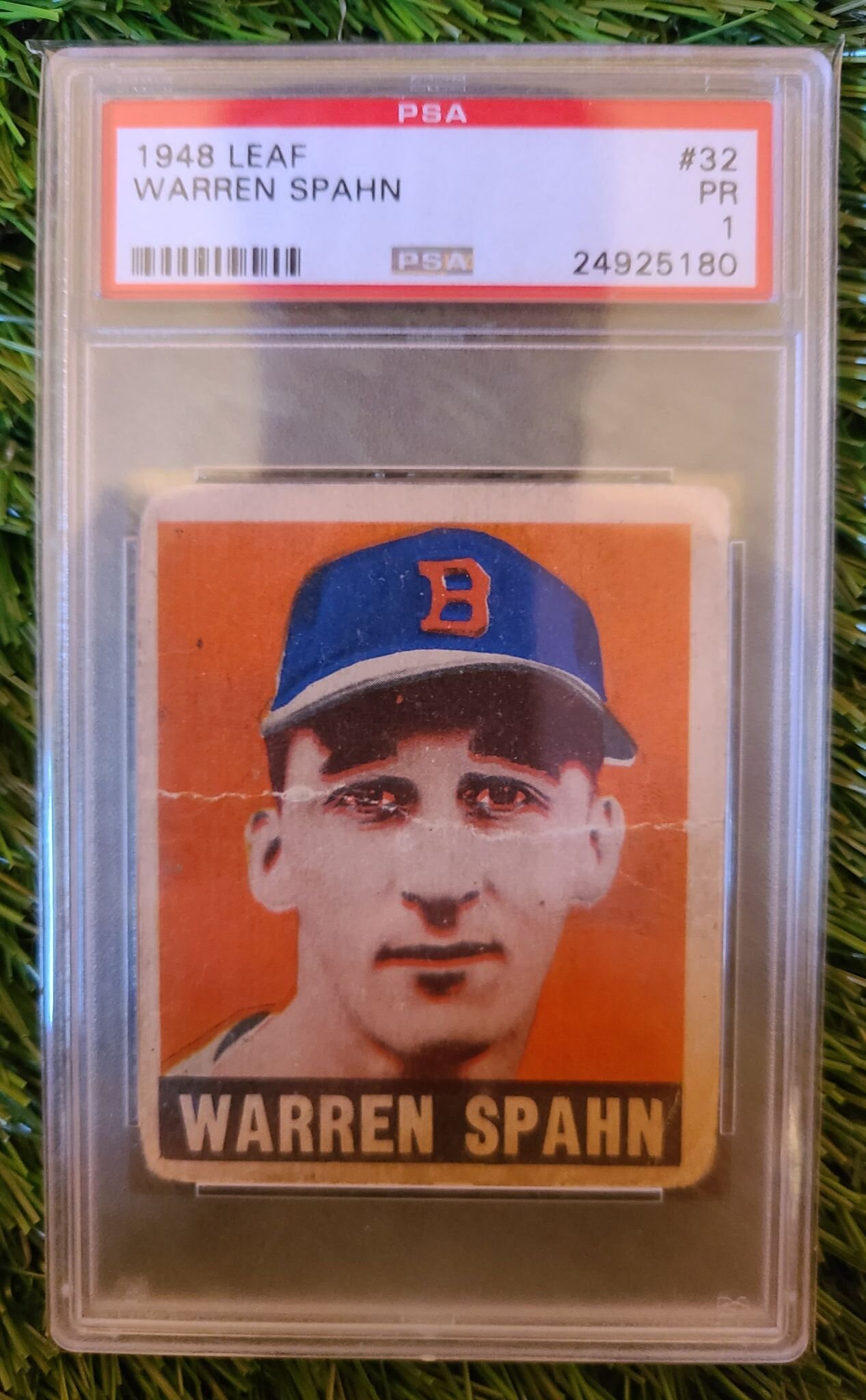 The Cards: 1948 Leaf Warren Spahn — Detroit Sports Addiction