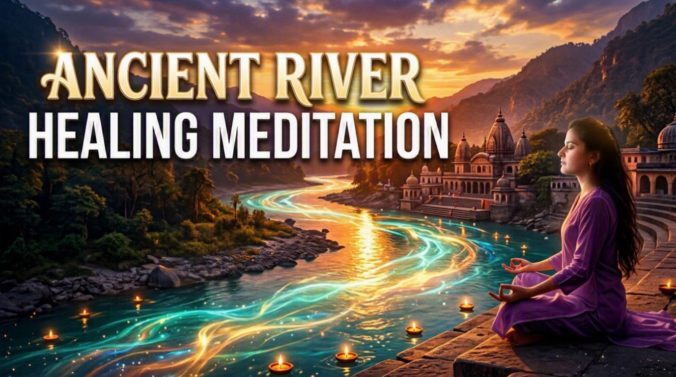 Best Guided Meditation for Healing Your Body, Mind, Spirit, Soul, World, Health | Ancient River Meditation