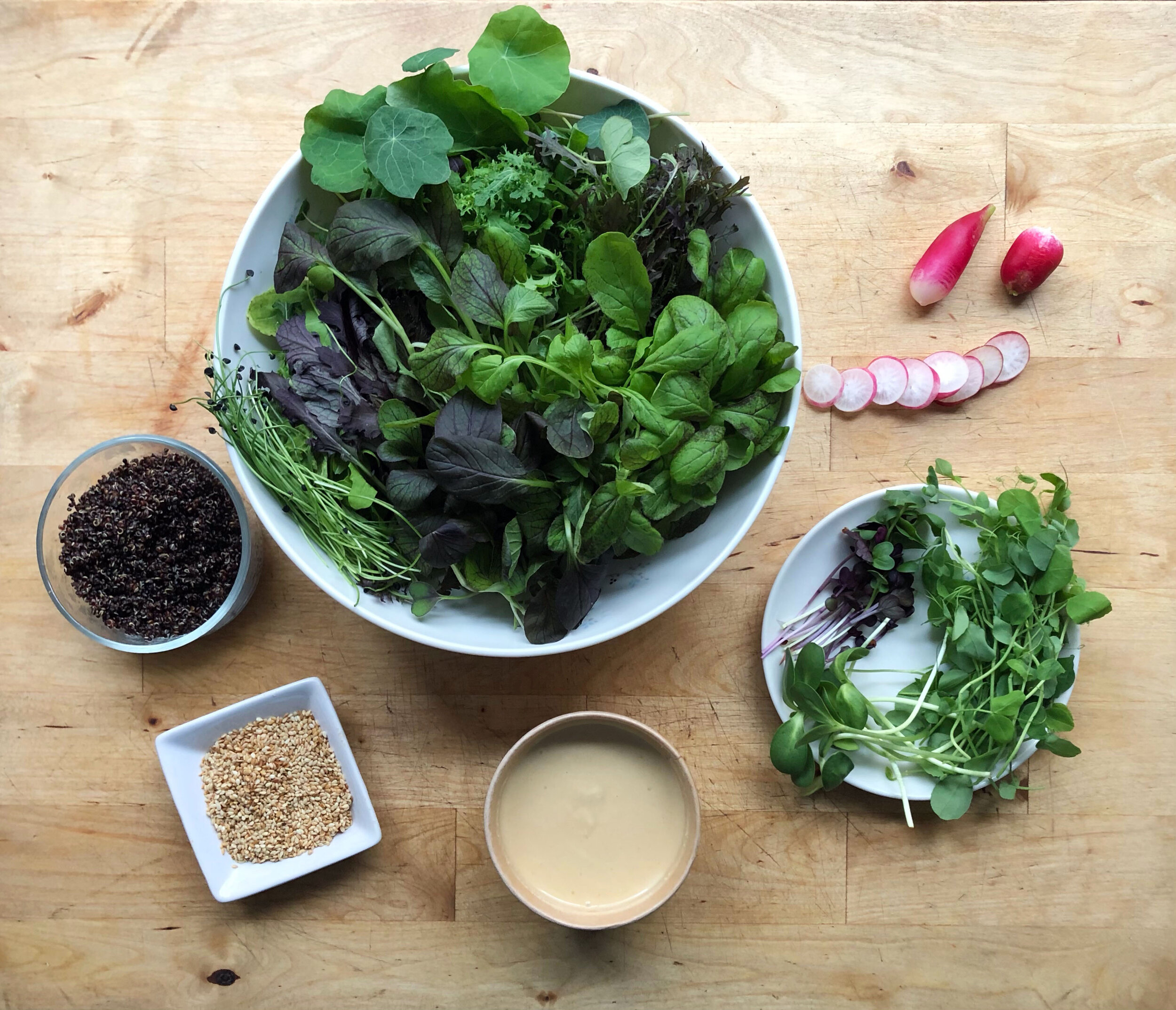 Toasted Sesame &amp; Quinoa Ginger Salad