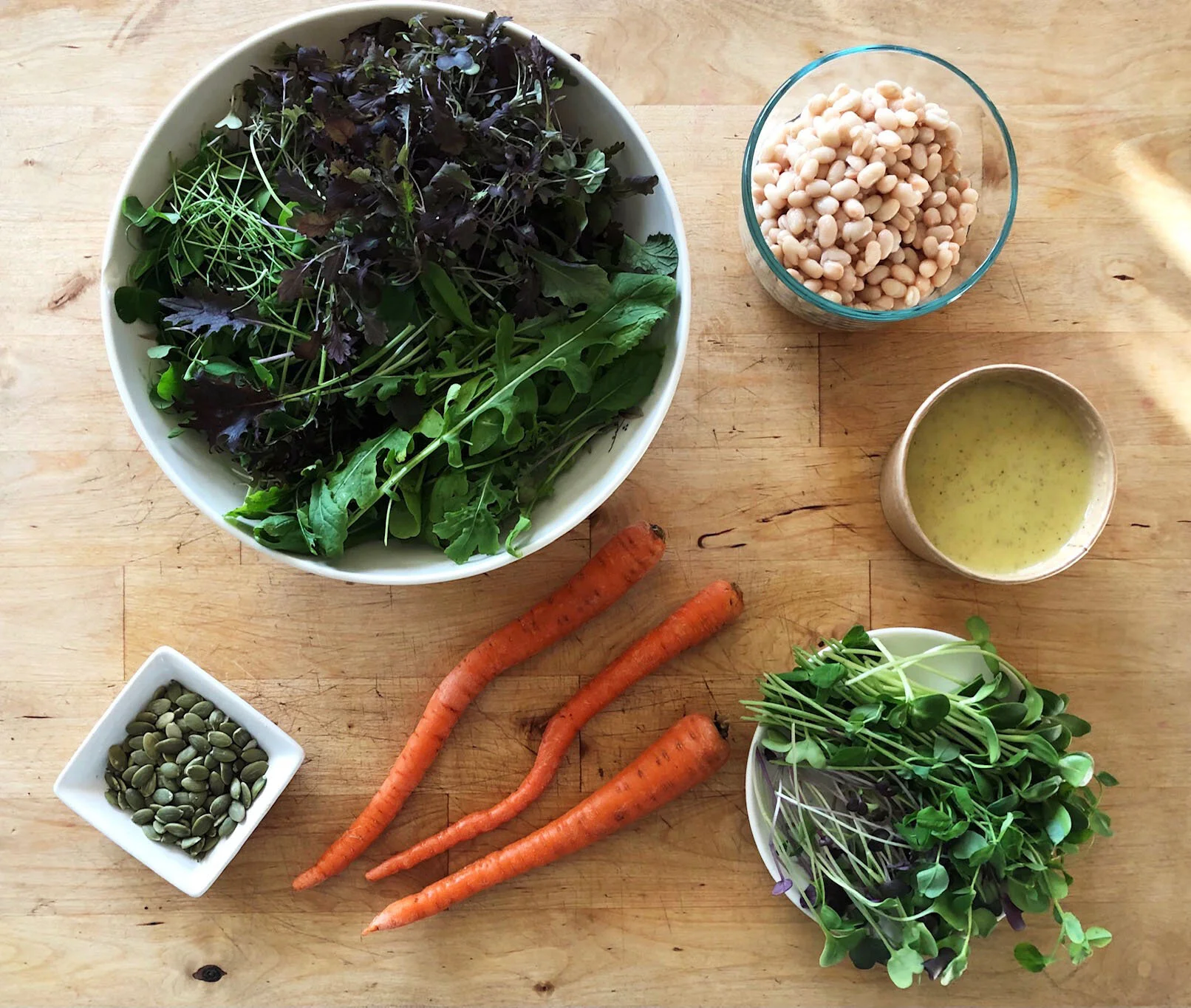 Cannellini Bean &amp; Pumpkin Seed Salad (and Tacos)