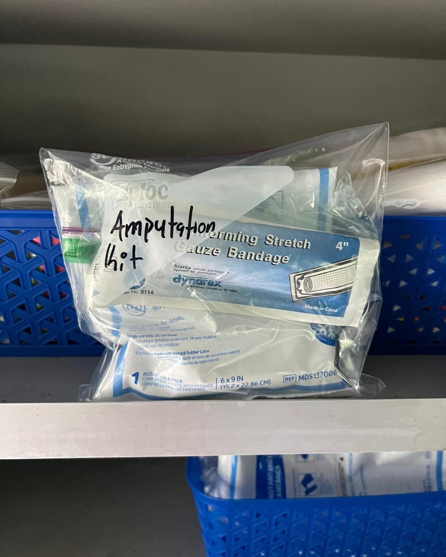 Introducing: RVAC Portable Amputation Kits (PAKs)!

RVAC PAKs &copy;️ are designed in consideration of all of your amputation needs.

Containing an ice pack, roller-gauze, and two zip-loc bags using patent-pending BagCeption &copy;️ technology, you c