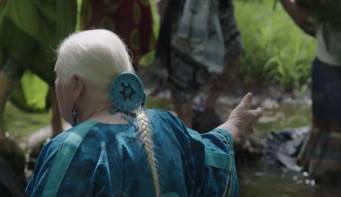 “We sing this song like a lullaby. The song means the water is the life's blood of our mother the earth. Water is the life's blood of our own bodies” — Grandma Nancy