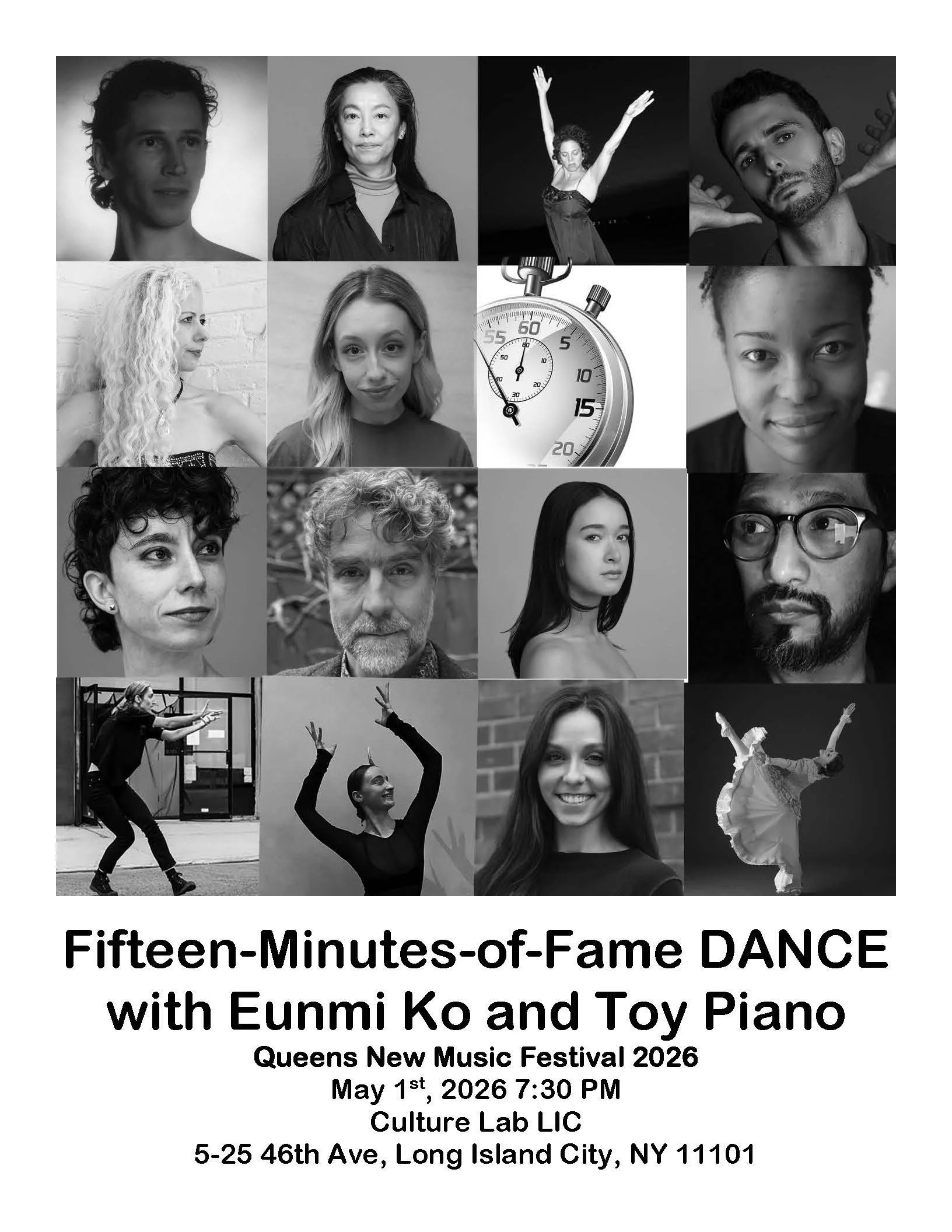 Valerie Green in Fifteen-Minutes-of-Fame DANCE with Eunmi Ko and Toy Piano