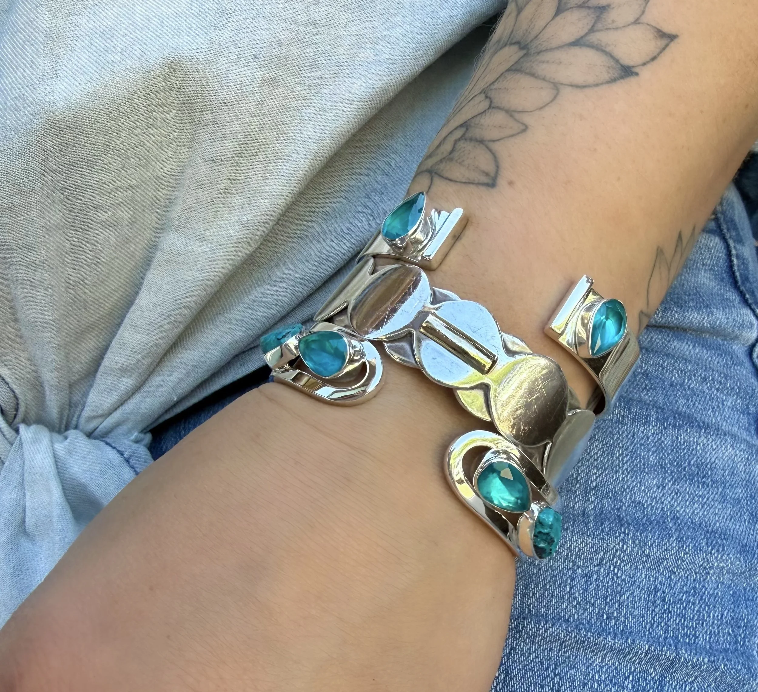 B35 Teal Topaz Bracelet