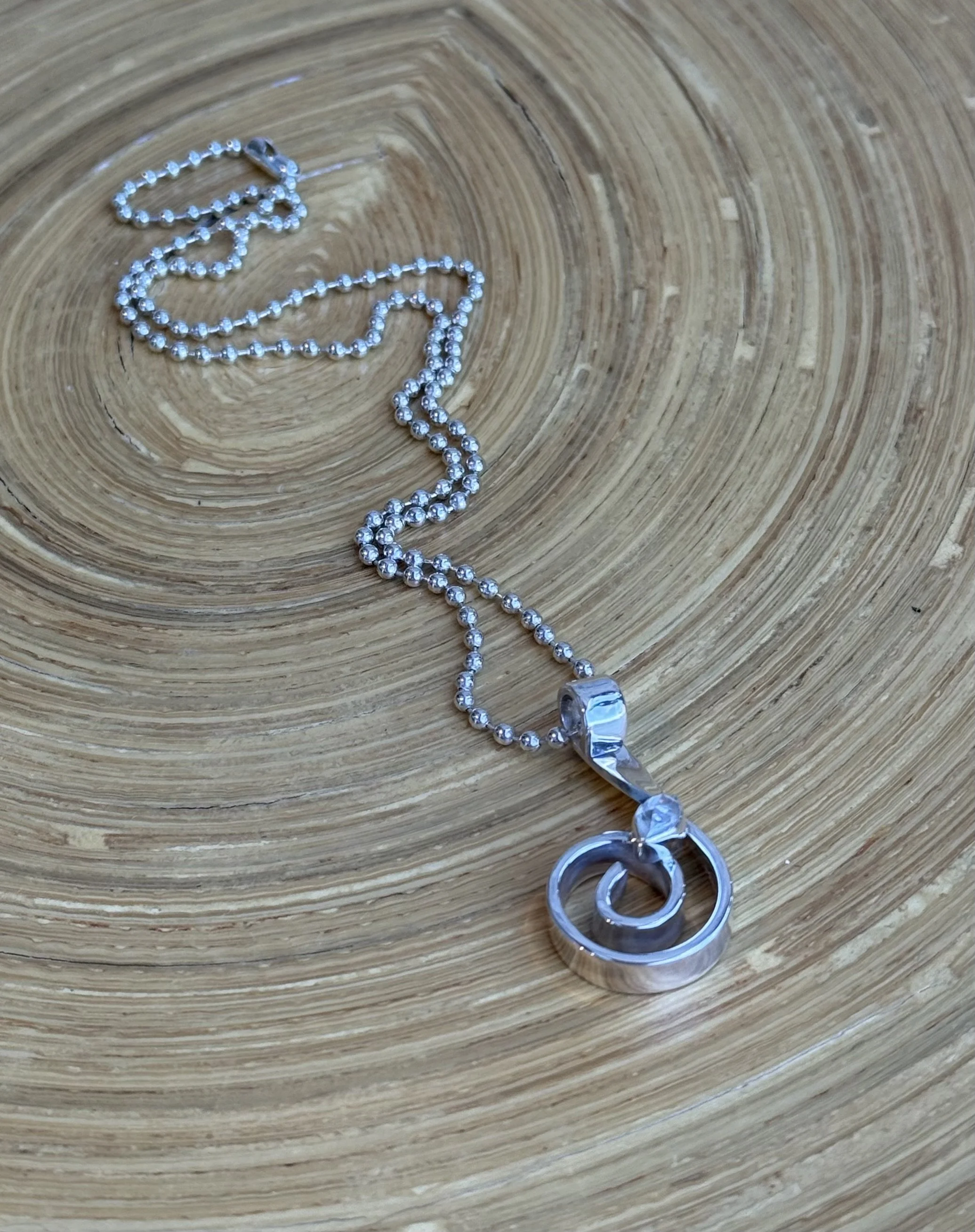 N39 Herkimer Diamond Necklace