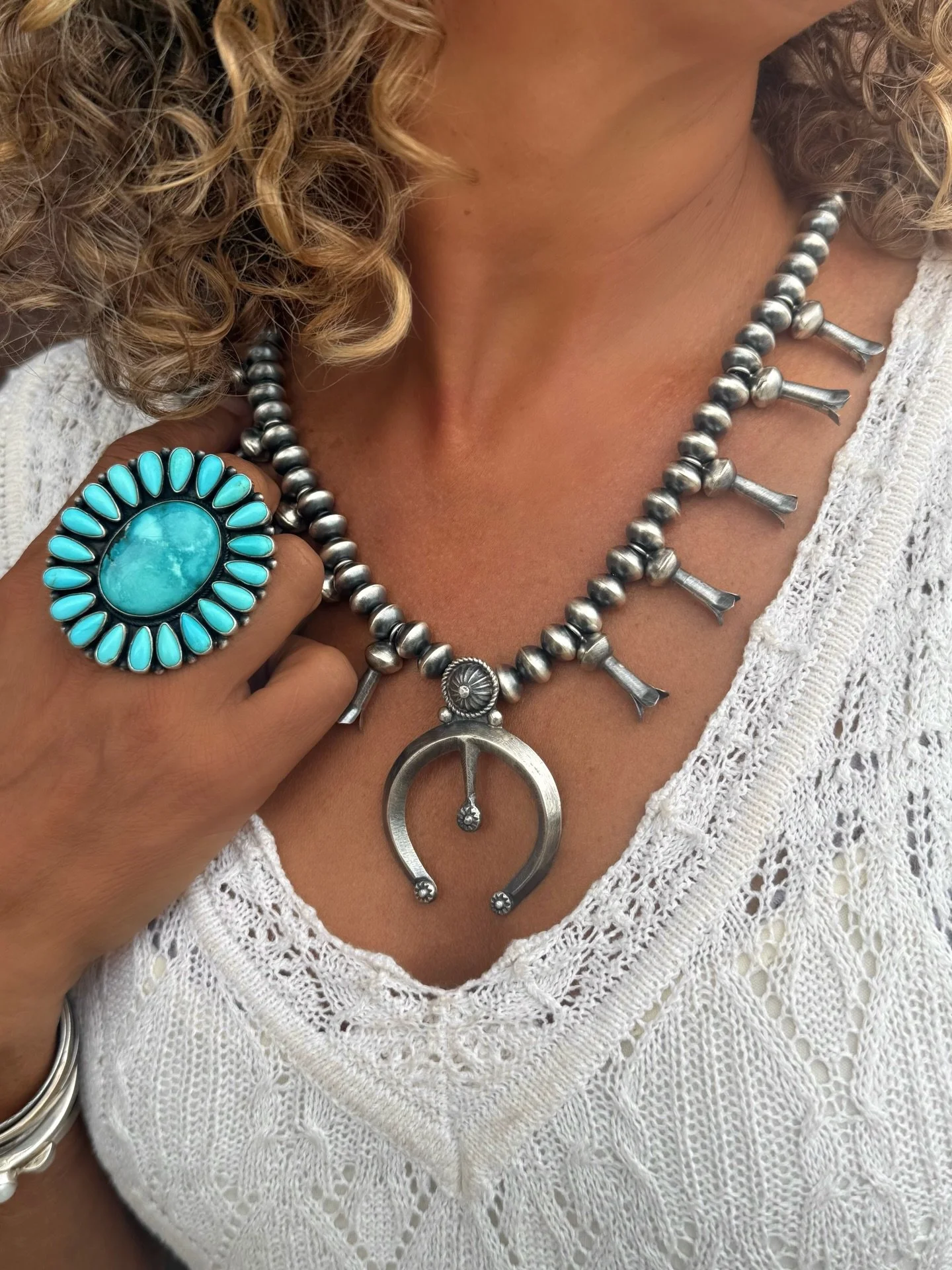 Gorgeous Native American craftsmanship, made just for you ✨ Which would you choose: ring or necklace?