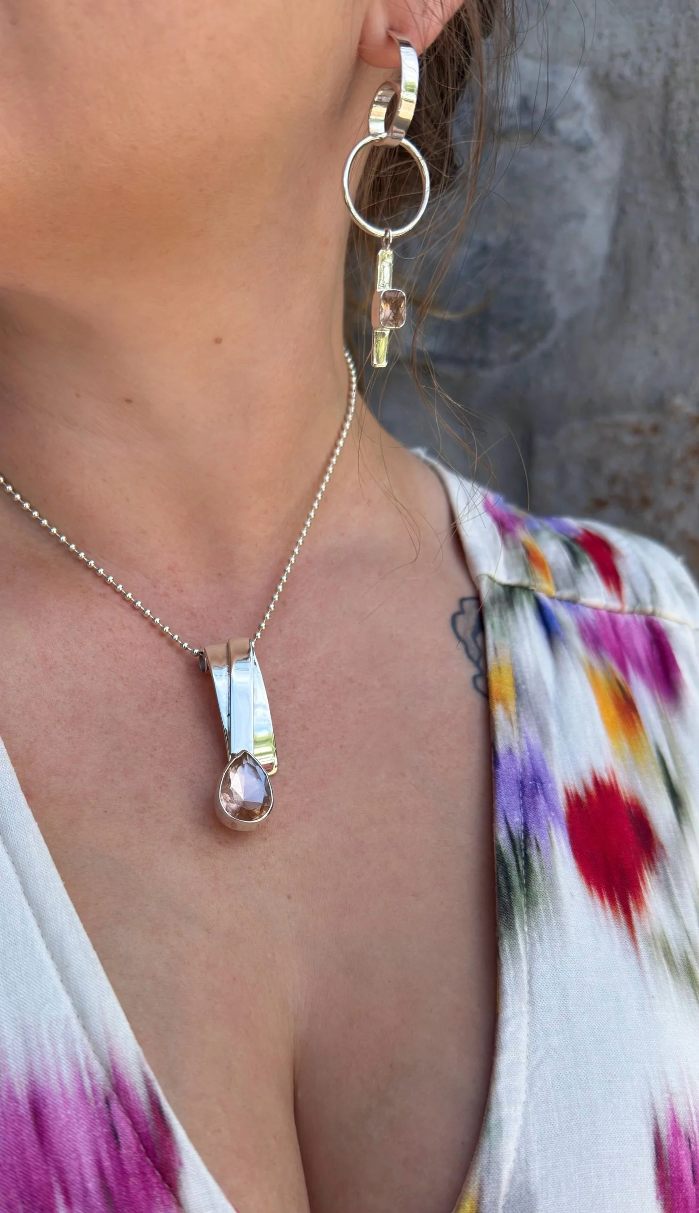 N81 Morganite Necklace