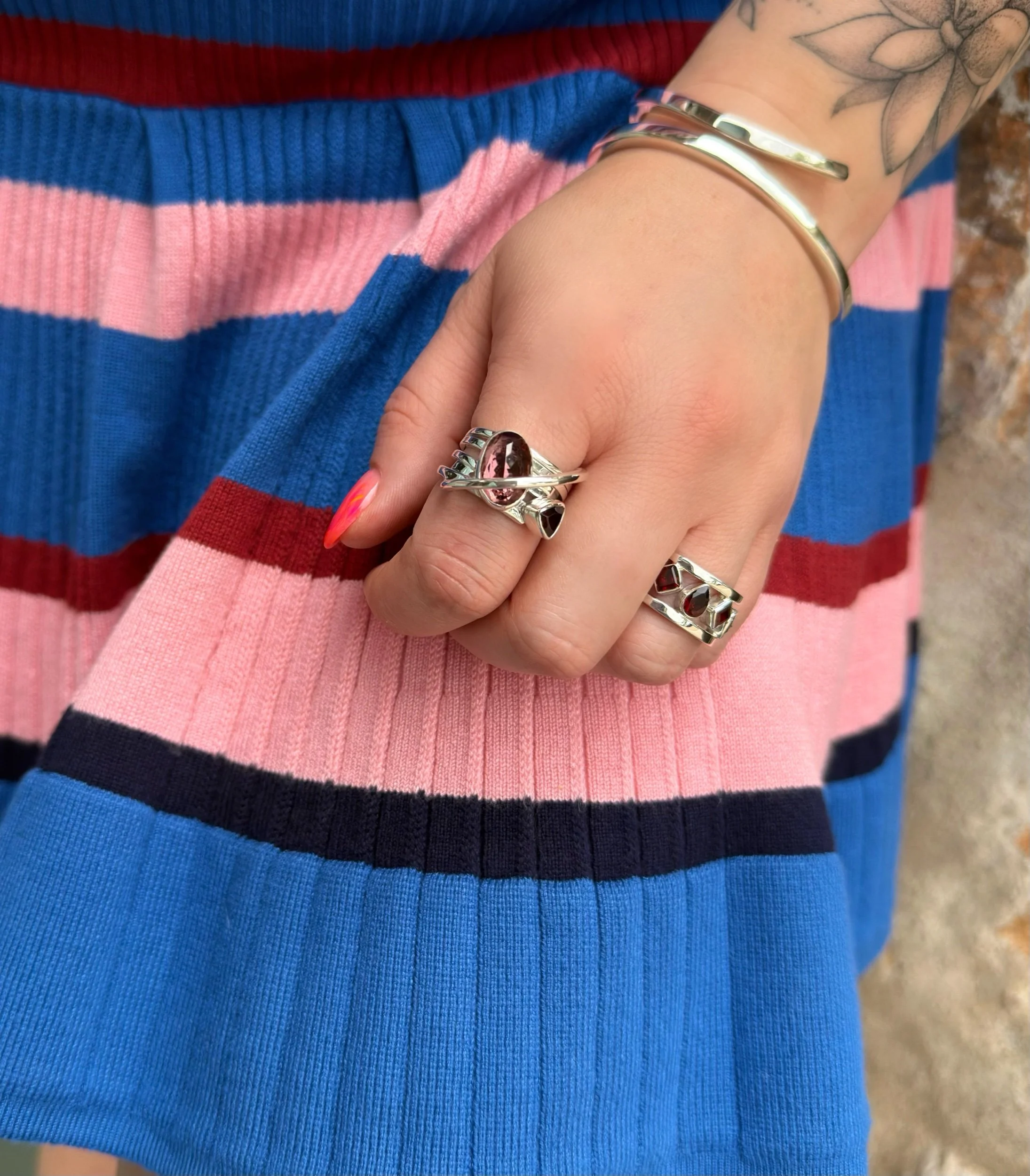 R170 Wine Morganite Ring