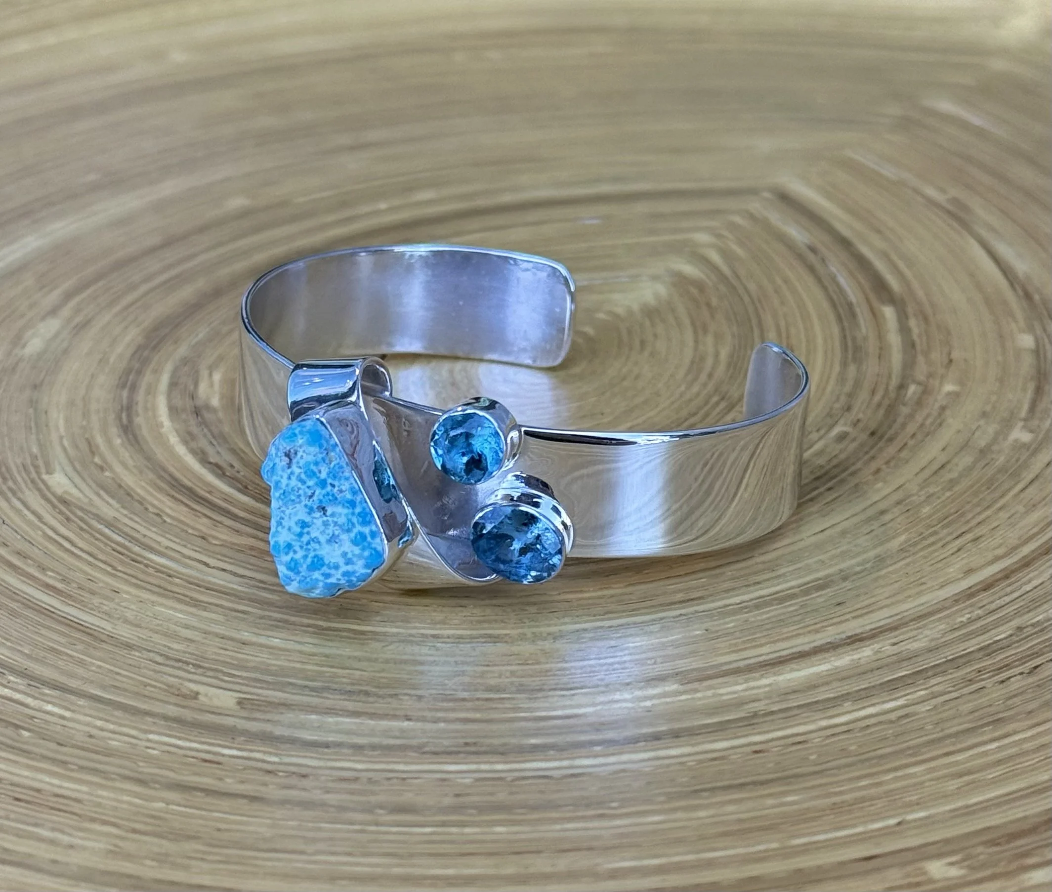 B47 Turquoise & Topaz Bracelet