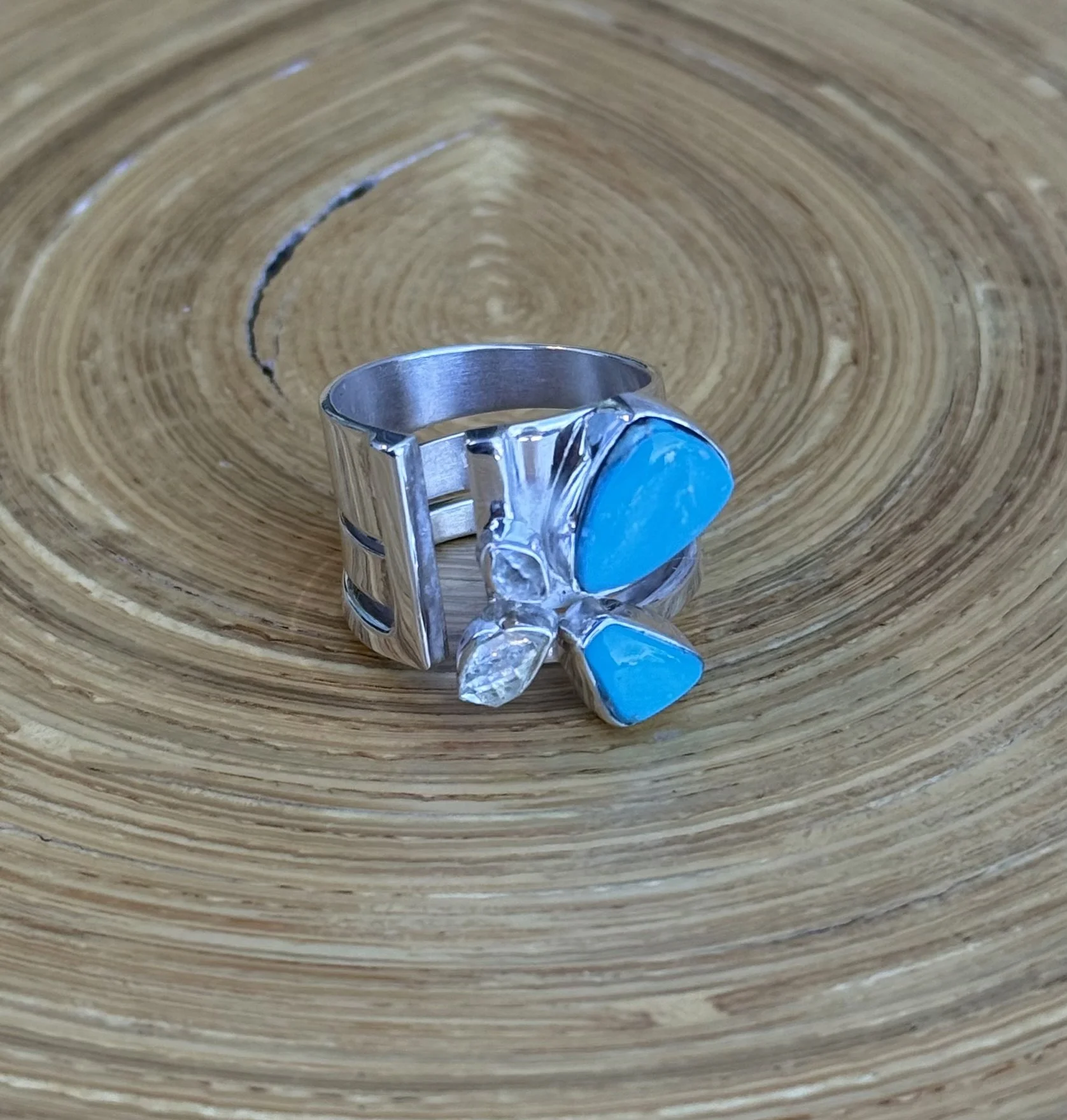 R192 Sleeping Beauty Turquoise Ring