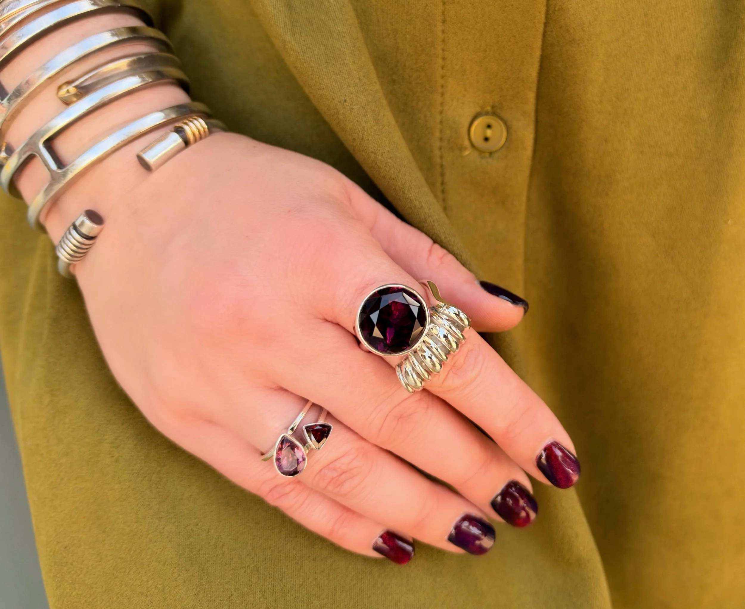 R174 Wine Morganite Ring