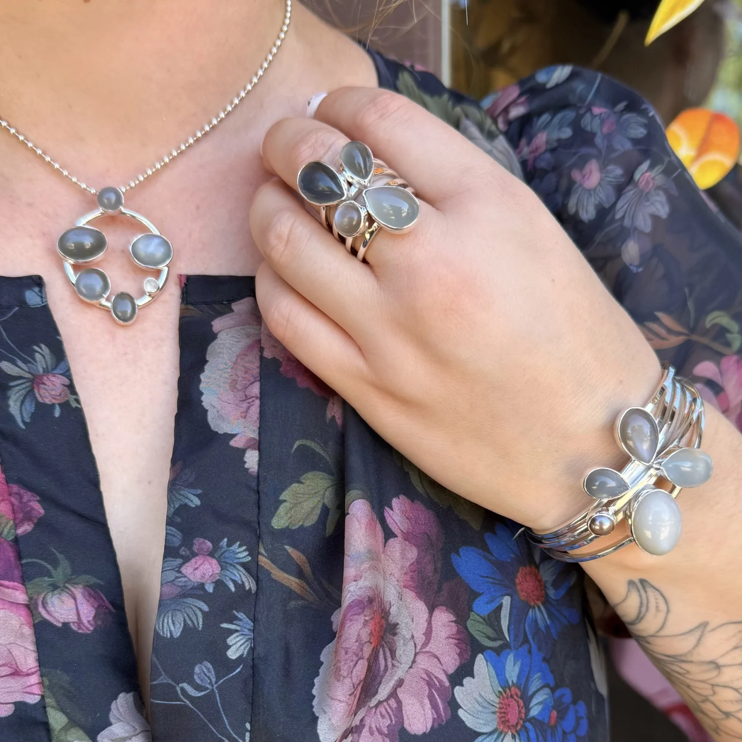 B51 Natural Moonstone Bracelet — Lilly Barrack Seasoned artist