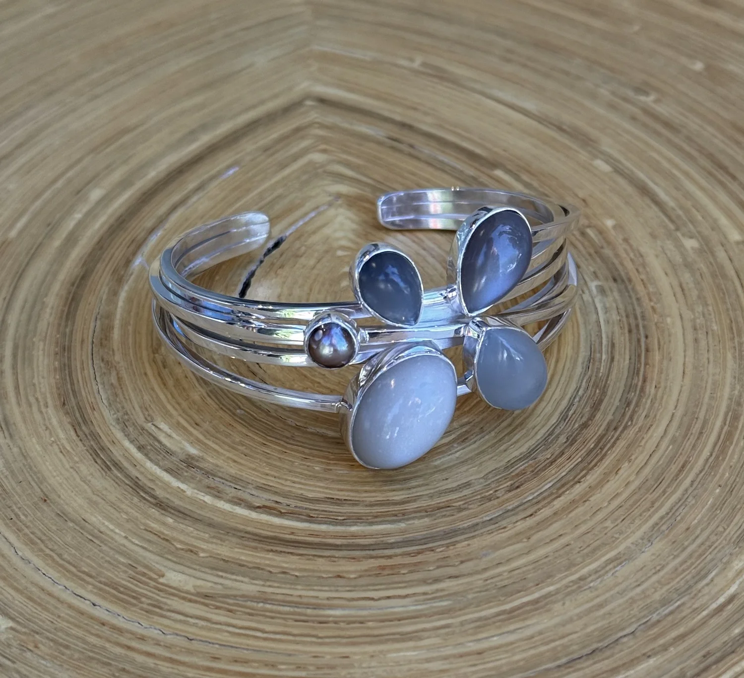 B51 Natural Moonstone Bracelet — Lilly Barrack Seasoned artist