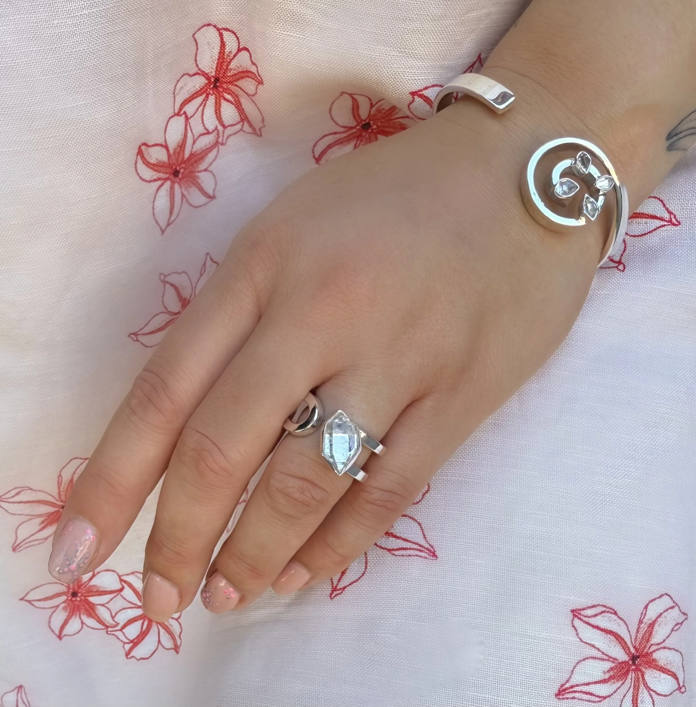 Herkimer Diamond Bracelet B53