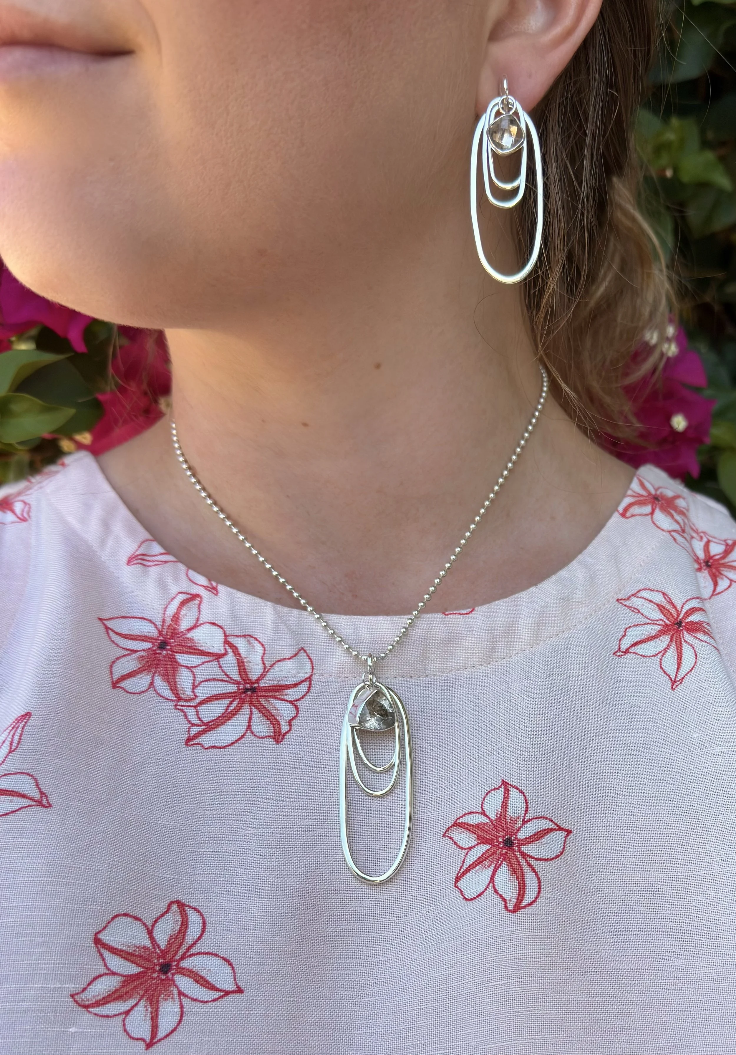 E159 Morganite Earrings