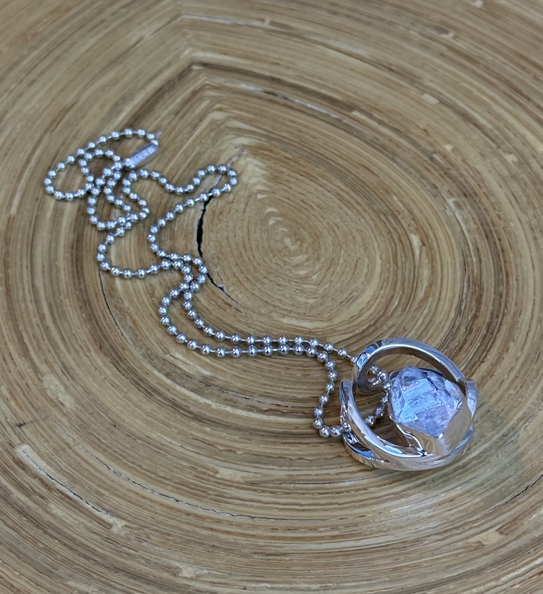 N40 Perfect Herkimer Diamond Necklace