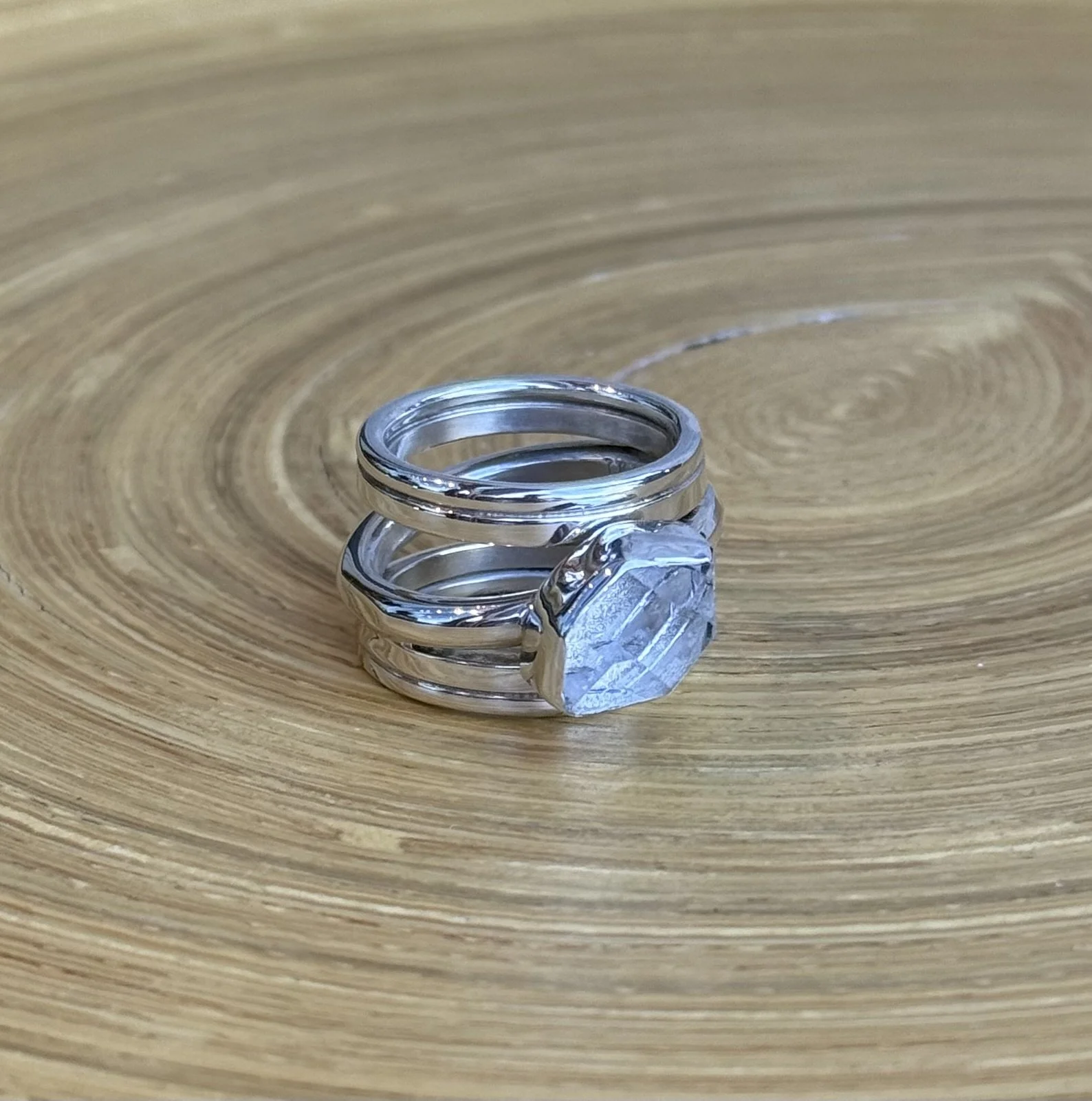 R194 Herkimer Diamond Ring