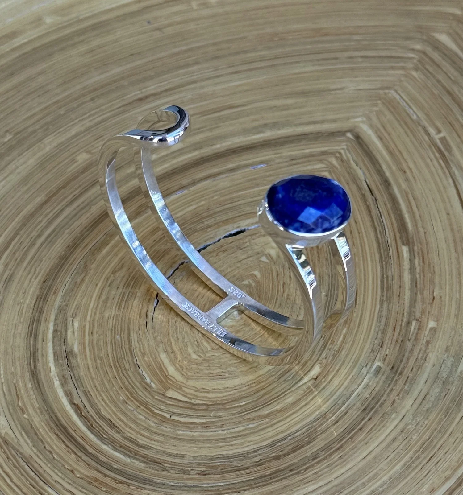 B34 Faceted Lapis Bracelet — Lilly Barrack Seasoned artist, Lilly