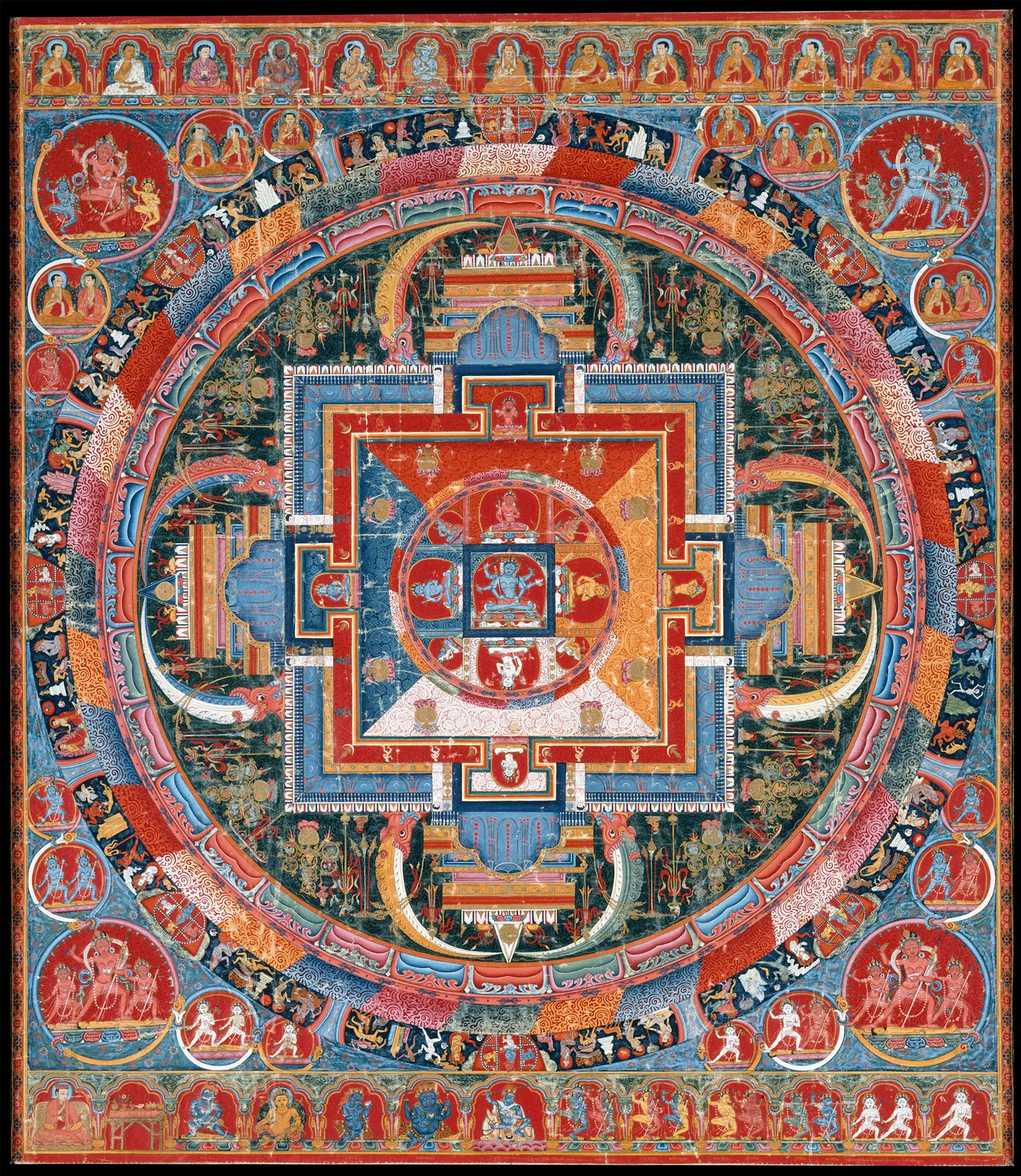 Figure 10: Mandala of Jnanadakini , Tibet late 14th century