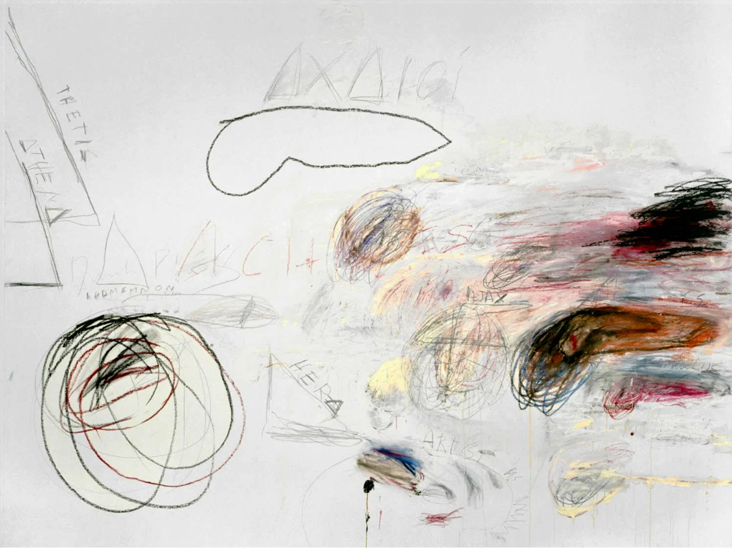 Figure 14: Cy Twombly: Fifty Days at Ilium, Achaeans in Battle