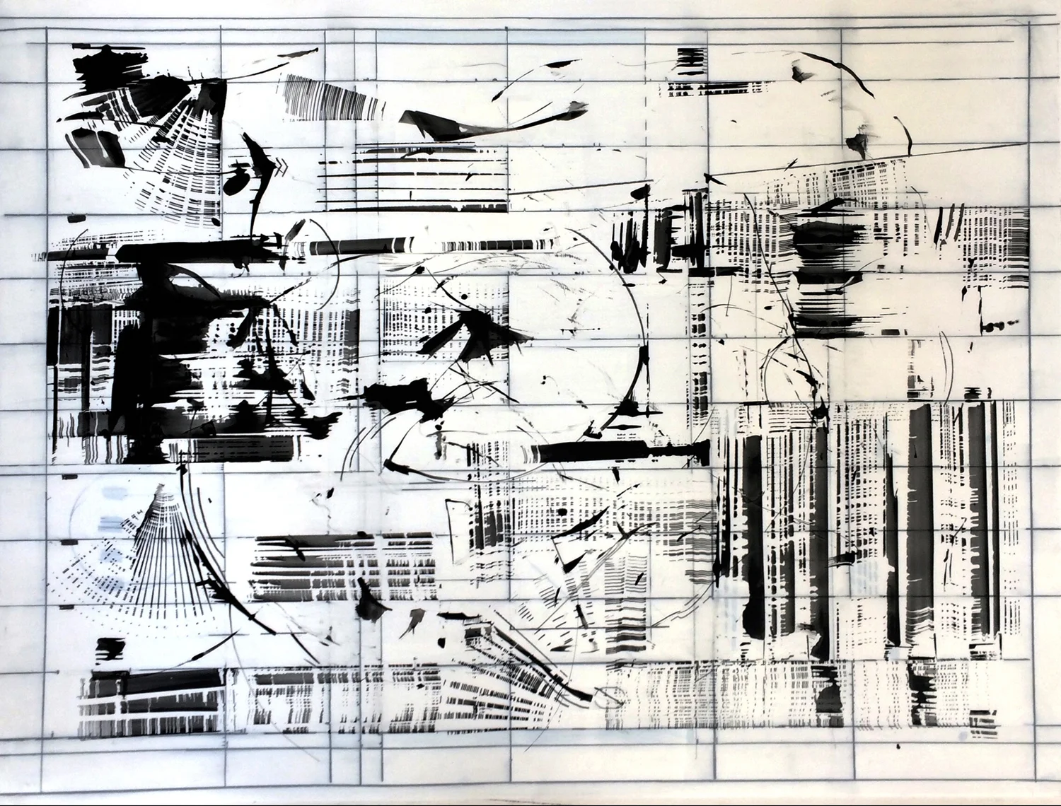 Rosaire Appel | Chart (unassigned) | 2018 | ink, graphite, and acrylic on polyester film | 17 x 23 inches | Credit: courtesy of the artist
