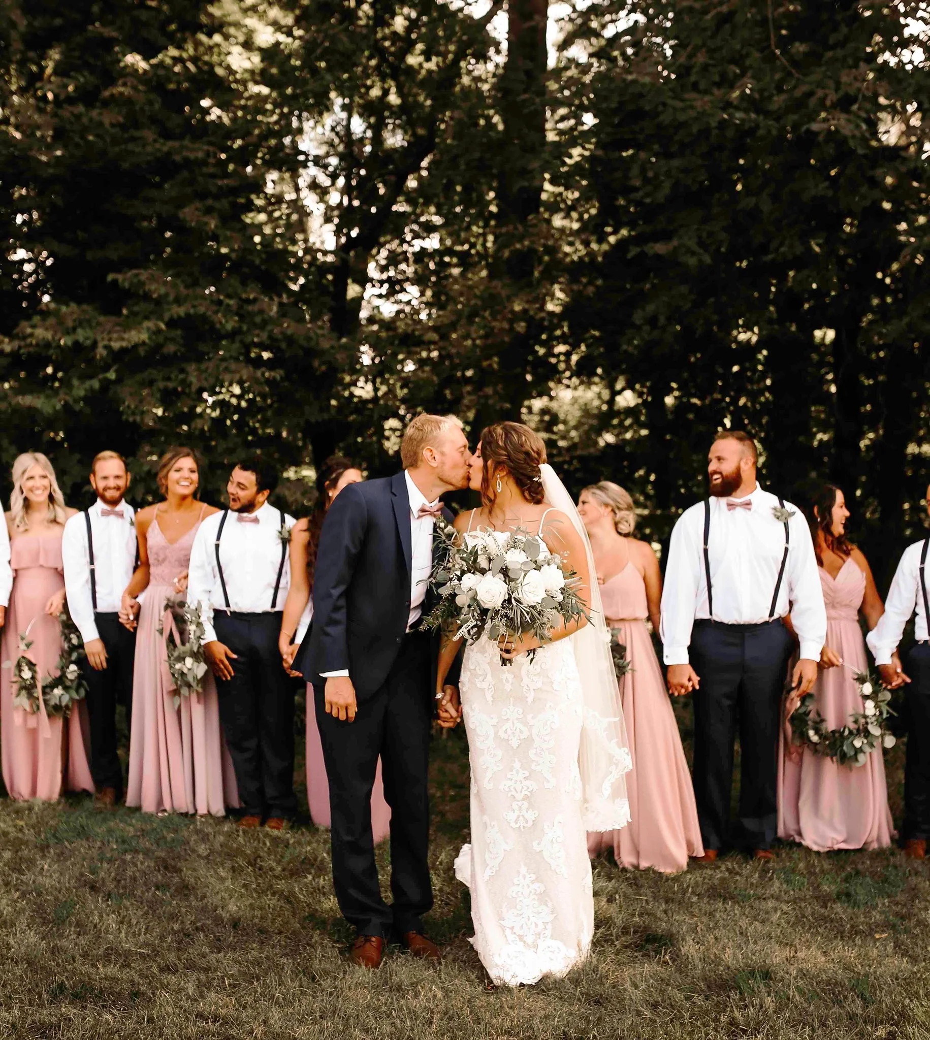 erin + zac | backyard tent wedding