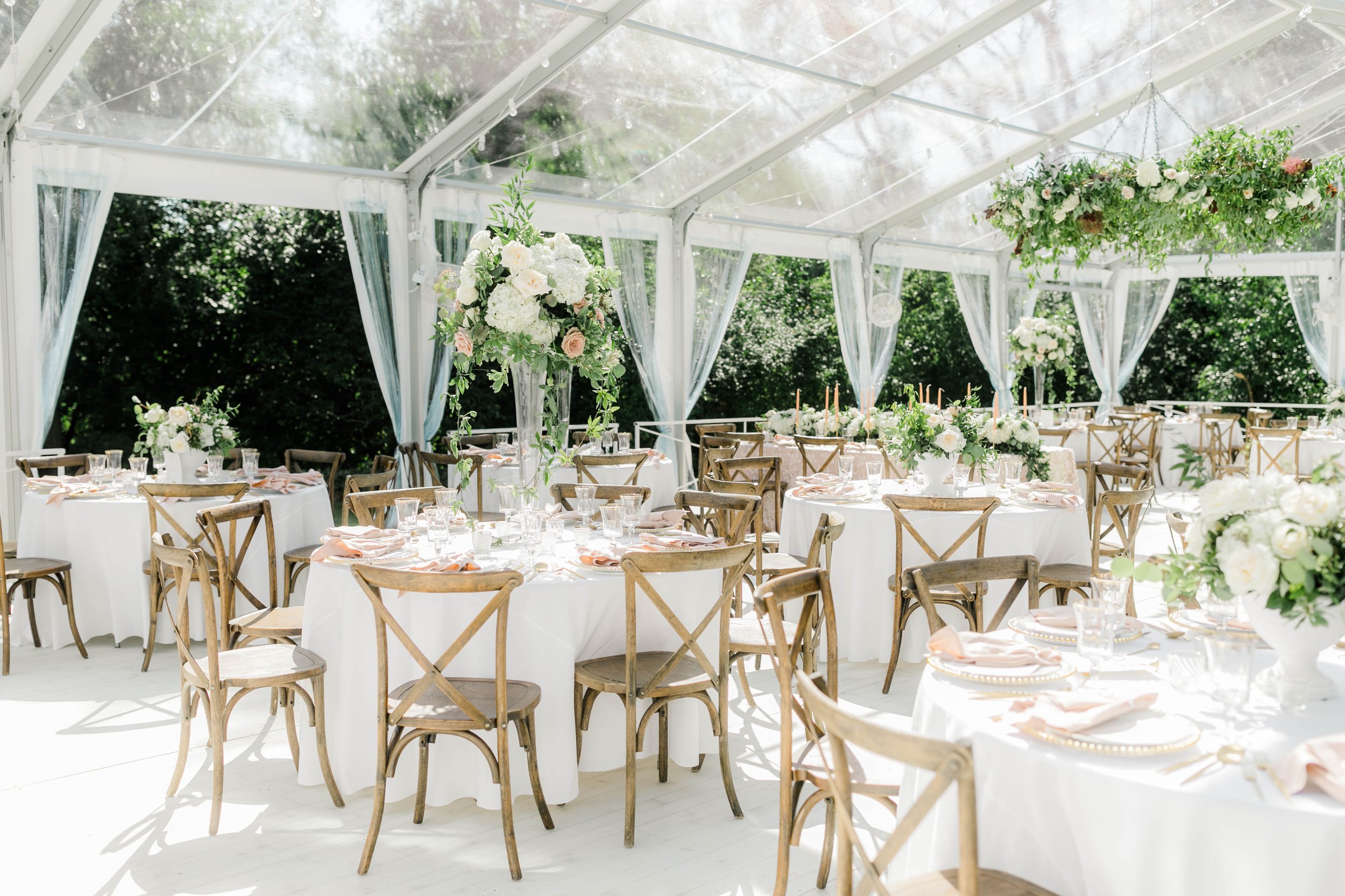 kate + kohl | backyard tent wedding 