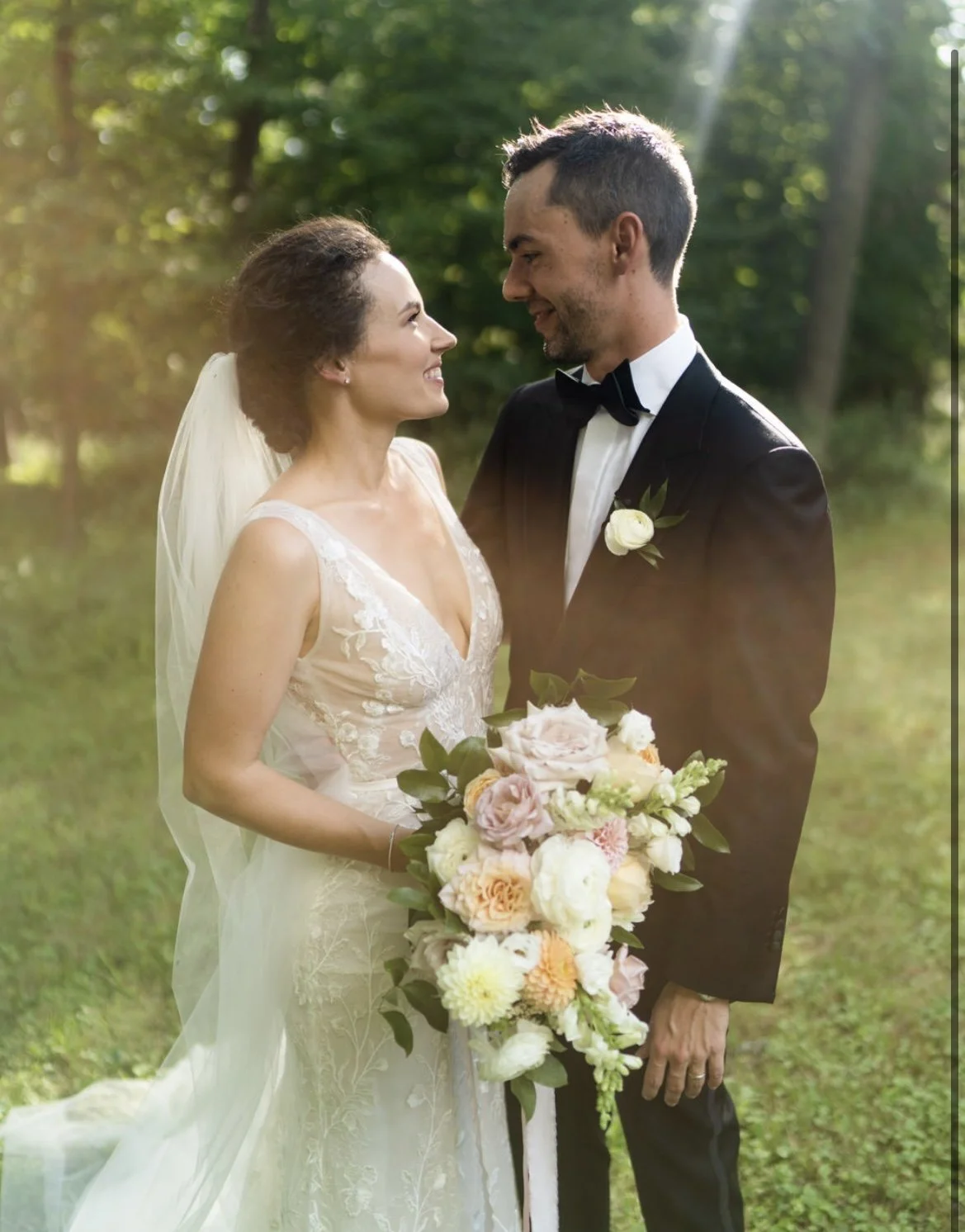 christine + phil | tent wedding